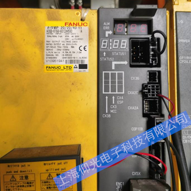 日本發(fā)那科A860-0356-T001伺服驅(qū)動器開機(jī)不亮維修檢測方法