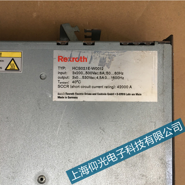 惠州力士樂低壓電機(jī)伺服器報警F8203代碼維修服務(wù)