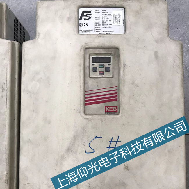 KEB科比F5變頻器E.OC故障維修處理方案