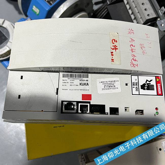 KUKA庫卡機(jī)器人伺服驅(qū)動器KSD1-48內(nèi)部電流大增而過流維修